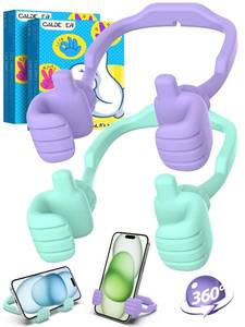 lot 16240 image: Easter Basket Stuffers for Teens Girls Kids Gifts Cell Phone Stand UPGRADE Adjustable Thumbs Up Lazy Phone Holder for Desk Fun Gadgets Teenager Boys Women Adults Essentials Easter Gifts Trendy Stuff