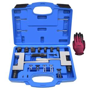 lot 17575 image: Yuesstloo Engine Timing Chain Removal Installer Tool Kit, Camshaft Riveting Tool Kit, Compatible with Mercedes Benz M271 M272 M273 M274 M276 Chrysler Jeep, with Carrying Case and Gloves