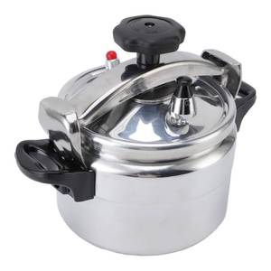 lot 17582 image: Stainless Steel Pressure Cooker,Universal Compound Bottom Presure Cooker with Safety Valves for Gas Cooktops Flat Top Cooktops Induction Cooktops (5L)