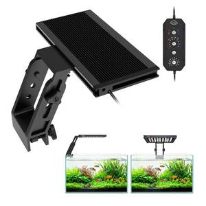 lot 17586 image: QZQ Fish Tank Light � Aquarium Light 247 Mode LED Aquarium Lights for Fish Tank with Adjustable TimerBrightness, Aquarium Plant Light (16W for 12�20 Inch Tank)