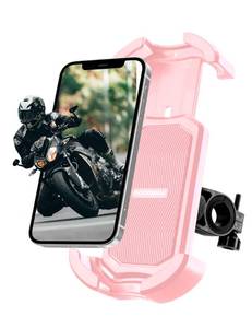 lot 19475 image: ROCKBROS Bike Phone Holder - Motorcycle and Scooter Mount, Adjustable, Shockproof, Security Lock, 4.7ft-6.8ft Phones