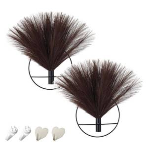 lot 19482 image: Pretty Jolly Boho Wall Decor Pampas, Wall-Mounted Metal Wall Art, Hanging Artificial Plant, Wall Decor for Living Room, Bedroom, Bathroom, Office, Dorm, Modern wall Decor,2 Pack