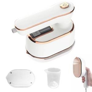 lot 19536 image: Portable Handheld Steamer for Clothes, 2-in-1 Ironing and Steaming,180° Rotatable Multi-Directional, Mini Travel Steamer,suitable for clothing of the majority of sizesthickness for Dorm Room, White