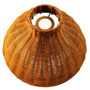 lot 19545 image: Rattan woven Pendant Lights Shade Rattan Hanging Lamp Shades for Pendant, Floor, Table, and Wall Lamps - Boho Wicker Light Shades - Replacement Pendant Light Covers
