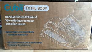 lot 19573 image: Cubii Total Body Compact Seated Elliptical Exercise Machine