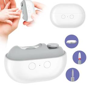 lot 20253 image: Electric Nail Clipper, 4 in 1 Fingernail Trimmer with LED Light, Type-C Rechargeable Safety Electric Nail Trimmer with Polishing and Grinding for Baby, Kids, Seniors, Caregivers etc.