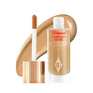 lot 20256 image: Charlotte Tilbury Hollywood FlawlessFilter - MultiUse Makeup Primer, Complexion Booster and Illuminating Liquid Highlighter with Sheer Coverage - Smooths and Blurs Skin - 5.5 Tan