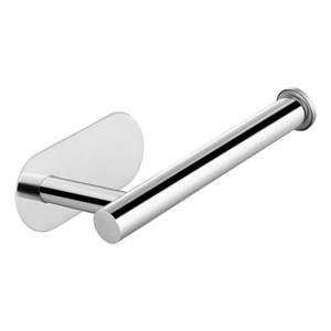 lot 20258 image: Self Adhesive Toilet Paper Holder, 304 Stainless Steel Wall Mounted Toilet Paper Holder, Adhesive Mounting, No Drilling Toilet Paper Holder Suitable for Bathroom, Kitchen, Toilet, RV (Chrome), 1 pack