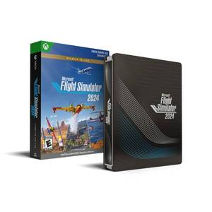 lot 20280 image: Microsoft Flight Simulator 2024 � Premium Deluxe SteelBook� Edition � Play on Xbox Series XS and Windows PC Digital Code