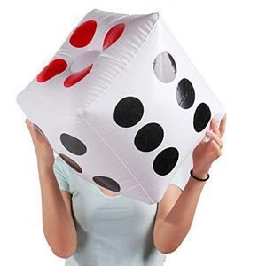 lot 20317 image: Warmtree 13 Jumbo Inflatable Dice, Pack of 2in