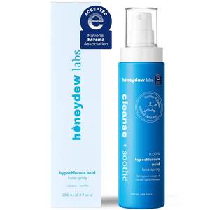 lot 20389 image: Hypochlorous Acid Spray � Dermatologist Tested HOCl Facial Cleanser for Sensitive, Acne-Prone and Irritated Skin � Soothes Redness, Eczema, Rashes and Itching � Skin Repair Spray, 6.8 oz - Honeydew Labs