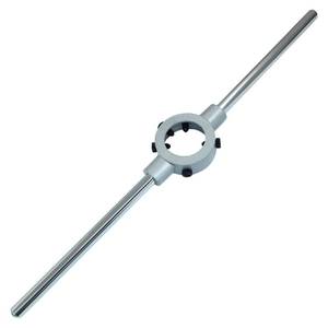 lot 20405 image: HARSKIYER Die Stock Handle Wrench, 2.17 Inch  55mm Adjustable Die Holder Tool, Metric M22 - M26 Heavy Duty Round Threading Tool