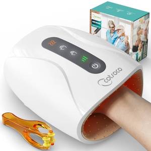 lot 5901 image: cotsoco Hand Massager, Cordless Electric Hand Massager for Arthritis and Carpal Tunnel, 6 Levels Therapy Massager with Heat and Compression, Birthday Gifts for Women Husband, Gifts for Men Women