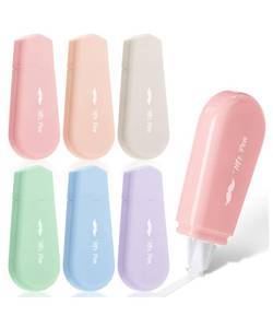 lot 6251 image: Mr. Pen- Aesthetic Correction Tape, 0.2 x 197in, 6 pcs, Pastel Colors, Cute Correction Tapein