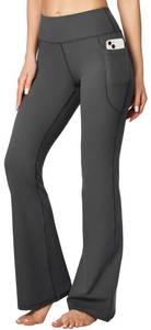 lot 6288 image: Heathyoga 3032in Yoga Pants Women with Pockets Wide Leg Yoga Pants for Woman Flare Leggings Bootcut Work Dress Pants Womenin