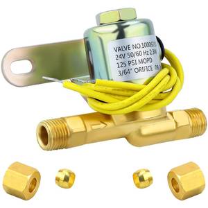 lot 6314 image: 4040 Humidifier Solenoid Valve Replacement 24V,2.3W,60Hz Brass Humidifier Solenoid Valve Replace A2012-S118,B2035-S2,B2035-S5 Fit for A-prilaire Humidifier 400, 500, 600 and 700 series by Fetechmate