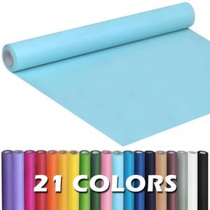 lot 6337 image: PerkHomy Light Blue Kraft Paper Roll 17.5 x 960in (80ft) for Gift Wrapping Bouquet Flower Art Painting Craft Writing Packaging Shipping 80GSM 55LB (Light Blue, 17.5in x 80ft)in