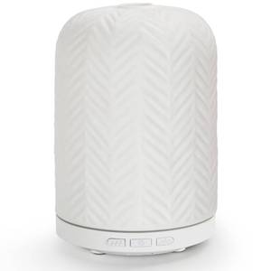 lot 6339 image: Onaboviva Essential Oil Diffuser - 2.4MHz Ultrasonic Ceramic Diffuser for Home, 120ml, PulseandContinuous Mist, BrightDimBreathing Lighting, Waterless Auto-Off, Aromatherapy Diffuser with USB Cable