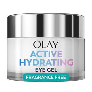 lot 6417 image: Olay Active Hydrating Eye Gel, Fragrance-Free, Anti-Aging Eye Cream with Hyaluronic Acid and Niacinamide, 0.5 oz