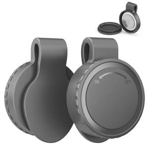 lot 6432 image: TUDIOW 2 Pack GPS Tracker Holder Compatible with Airtag (1st and 2nd Generation), Durable Screw-On Design, Full Protective Anti-Lost case Cover Clip for Pets, Backpack, Luggage, Clothing (Gray, Gray)