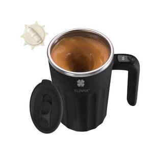 lot 6437 image: TLINNA Drink Stirrer,Self Stirring Mug,Self Stirring Coffee Mug,Suitable for Coffee, Milk, Cocoa and Other Beverages (Black)