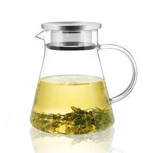 lot 10234 image: CNGLASS 30.5oz900ml Glass Teapot Stovetop Safe,One-Touch Clear Tea Kettle,Blooming and Loose Leaf Tea Maker