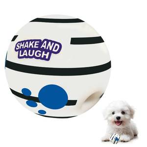 lot 10249 image: SHAKE AND LAUGH Glow in The Dark Dog Toys Ball, Interactive Dog Ball, Shaking with Gibbering Sound, XS, 2.75 in (7 cm)