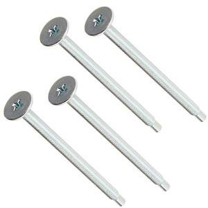 lot 10253 image: 4PCS Under Cabinet Microwave Mounting Kit, Universal Microwave Mounting Bolts Replacement for Samsung, GE, Whirlpool, Kenmore, Maytag Microwaves, Microwave Cabinet Mounting Kit