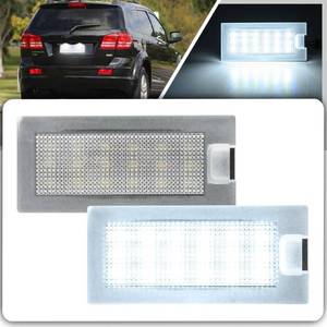 lot 10262 image: nsautolighting Journey Led License Plate Light for 2009-2020 Dodftge Journey Super Bright 6000K Xenon White Error Free Led Rear Tag Number Plate Lamps OEM 68188219AA 68041378AA