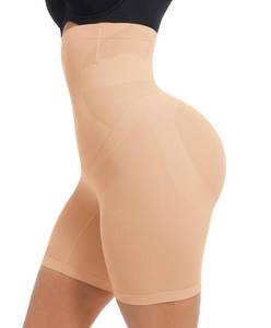 lot 10314 image: FeelinGirl Body Shaper for Women Tummy Control High Waisted Shapewear Shorts Seamless Waist Trainer Thigh Slimmer Girdle Panties Nude