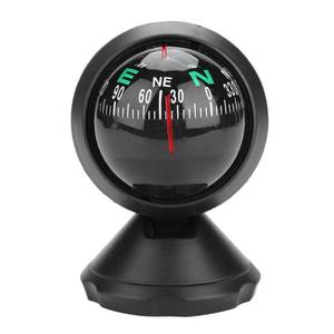 lot 10359 image: Black Adjustable Ball Night Vision Compass Boat Dash Mount, Adjustable Dash Car for Car Marine Boat Ship