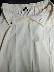 lot 10366 image: FUNYYZO White Tennis Tracksuit Pants Small 38 longin