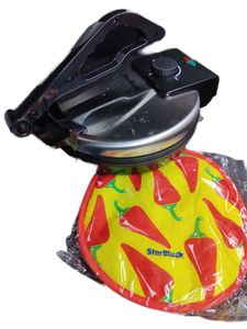 lot 10371 image: StarBlue Tortilla Press with Warmer Pouch Set