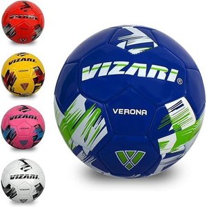 lot 10390 image: VIZARI  Verona  Soccer Ball - Adults and Kids Football With Best Air Retention - Perfect For Training And Matches - BlueWhiteGreen  Size 5