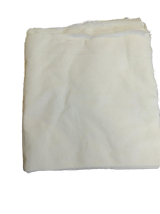 lot 10394 image: White Cotton Fabric Material 51 cm 8 pcs