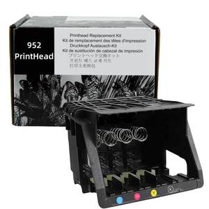 lot 10407 image: 952 Printhead (with chip) Compatible with HP officejet pro 7740 8710 8715 8720 8725 8730 8740 for 952,Printer Replacement Parts Printhead