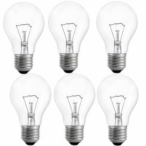 lot 10429 image: RESISPA 100W Incandescent Light Bulbs,A19 Bulb Dimmable Medium E26 Base Light Bulbs,A19 Incandescent Light Bulb (6)