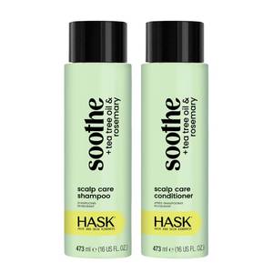 lot 10432 image: HASK Shampoo  Conditioner Set  Color Safe, Sulfate-Free, Paraben-Free, Gluten-Free, Cruelty-Free  16oz each, 2 Pack