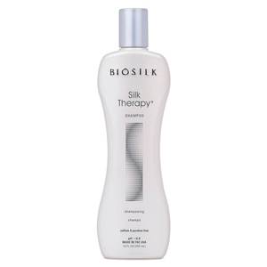 lot 10464 image: BioSilk Silk Therapy Shampoo, Gentle Hair Cleanser Delivers Healthy and Shiny Hair, Great For All Hair Types, Sulfate, Paraben, and Cruelty-Free, 12 Oz