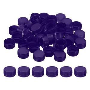 lot 10482 image: PATIKIL 1.2inch Plastic Bottle Caps for Crafts, 50Pcs Reusable Protection Bottle Screw Lids for Empty Container DIY Scrapbook Decorations, Purple
