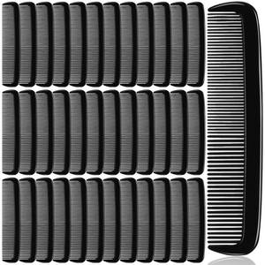 lot 11885 image: Yaomiao 500 Pieces Pocket Comb Bulk 5 Inch Plastic Hair and Travel Fine Tooth Combs for Women Men Beard Styling Dressing(Black)