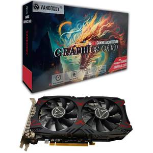 Vandossy Radeon RX 5500 XT Graphics Card, 8GB GDDR6 128 bit RDNA Architecture 17171845 MHz (BaseBoost Clock) DirectX 12 HDMI DP PCIe4.0 for 1080p Gaming and Streaming (RX 5500 XT)