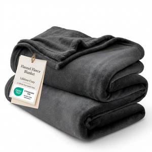 lot 11925 image: Bedsure GentleSoft Fleece Bed Blankets Full Size Charcoal - Soft Lightweight Plush Fuzzy Cozy Luxury Blanket Microfiber, 84x90 inches