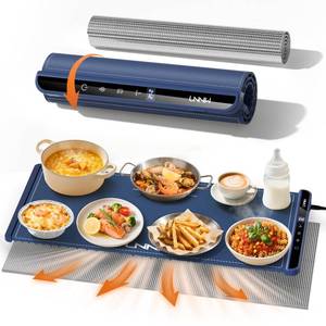 lot 12035 image: Extra Large Food Warming Mat with Heat-Resistant Pad, 36X15 Inch, 6 Temperature and 6 Timer Settings, Child Lock Safety, Fits More Dishes for Family Dinners and Parties