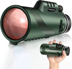 lot 12069 image: Birthday Gifts for Men Dad Him Husband Teen, 10x42 Compact Monocular Telescope, High Powered FMC and BAK4 Scope, Gift for Fathers Day, Outdoors Hiking Gear for Adventure