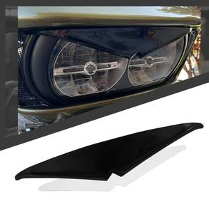 lot 12124 image: Headlight Eyebrow Eyelid Upper Tip Trim Decoration Cover Visor Decoration Sticker Mean Mug Bezel for Road Glide Limited FLTRK FLTRXSE Ultra FLTRU FLTRX Special FLTRXS CVO Road Glides15-up Accessories