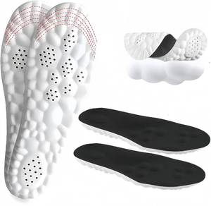 lot 12198 image: Cloud Soles for Men, Insoles for Men, 4D Cloud Soles, Cuttable, Anti Fatigue, Shock Absorption, Foot Pain Relief (L Men7-11)