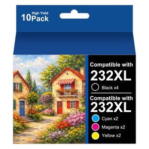 lot 12215 image: INKHHTS for 232XL Ink Cartridges