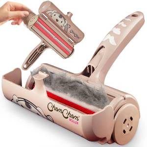 lot 12307 image: ChomChom Roller Pet Hair Remover � Original Size Reusable Lint Roller for Cat and Dog Hair on Furniture, Couch, Carpet, Car, Rugs and Bedding � Portable, Eco-Friendly (Dog)
