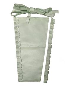 lot 12312 image: Cxapnstou Adjustable Fit Satin Corset Back Kit Lace Up to Replace a Zipper for Women Wedding Dress,Sage Green,14 Inches